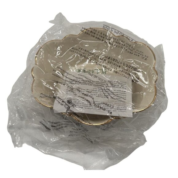 Lenox American By Design "Merry" Holly Berries Oval Fluted Dish 5" NIB Christmas - Picture 3 of 10